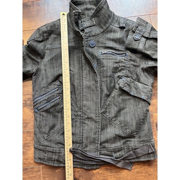 Free People Dark Gray Jean Jacket - Picture 4 of 10